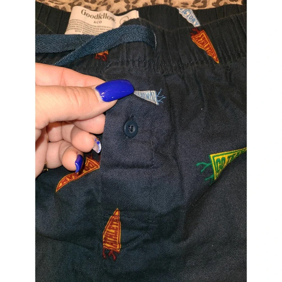 Goodiellow & Co Sleepwear Pajama Pants Mens Medium Cotton Blend Drawstring (VA1) - Picture 4 of 5